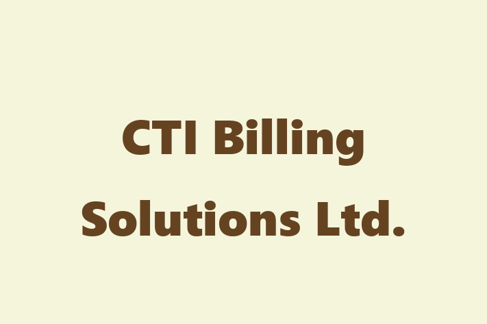 Digital Solutions Provider CTI Billing Solutions Ltd.