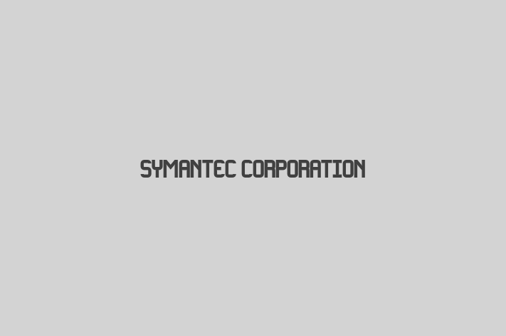 Software Engineering Company Symantec Corporation