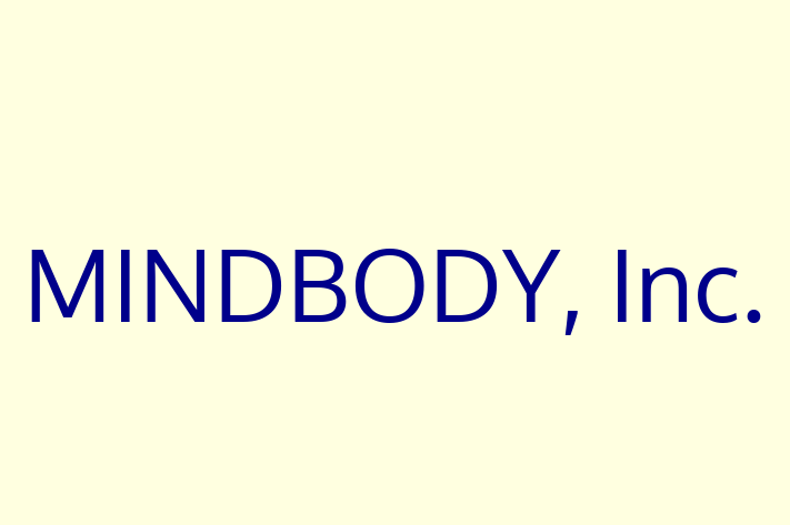 IT Company MINDBODY Inc.