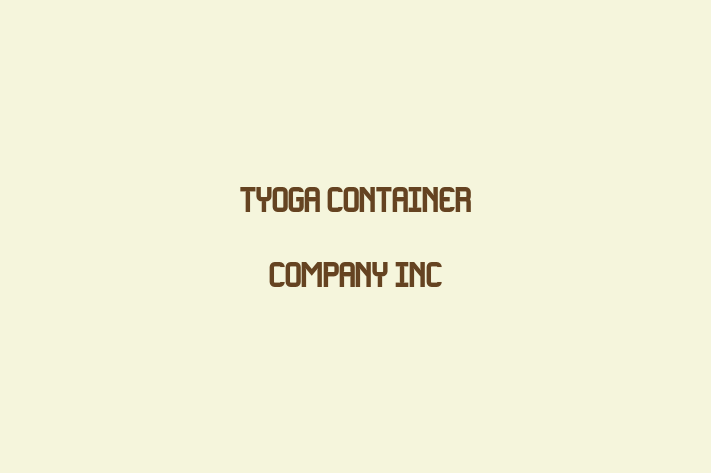 Software Services Company Tyoga Container Company Inc