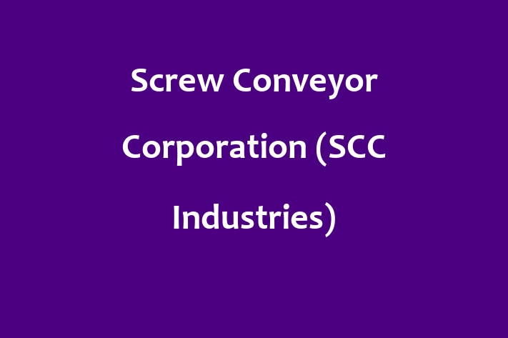 Employee Resource Management Screw Conveyor Corporation SCC Industries