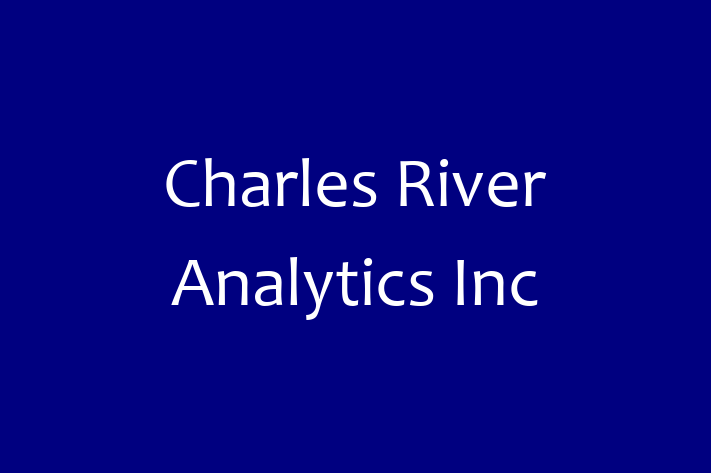 Tech Solutions Company Charles River Analytics Inc