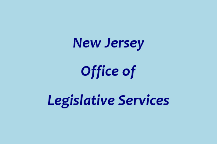 HR Administration New Jersey Office of Legislative Services