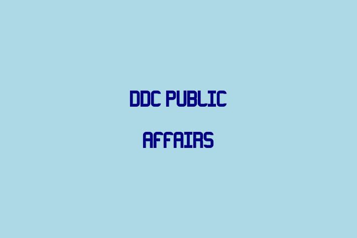 Talent Management DDC Public Affairs