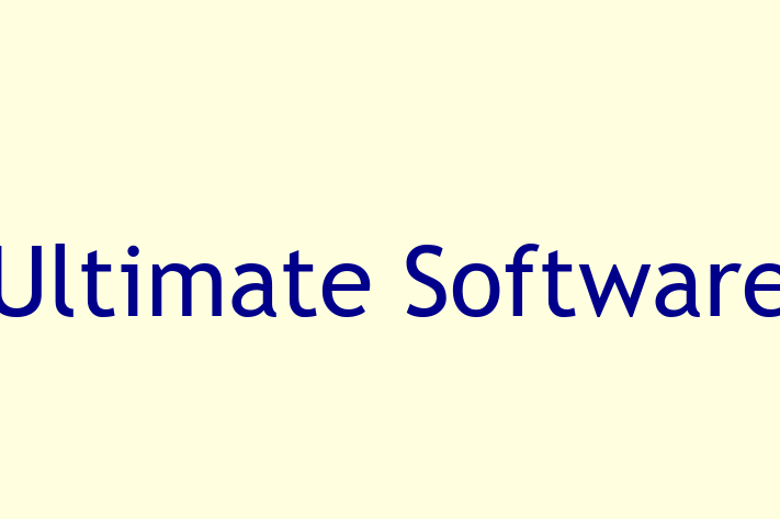 Technology Solutions Firm Ultimate Software