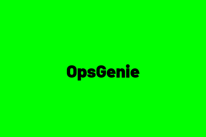 Tech Solutions Company OpsGenie