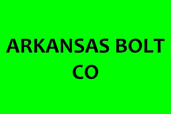 Human Resource Management ARKANSAS BOLT CO