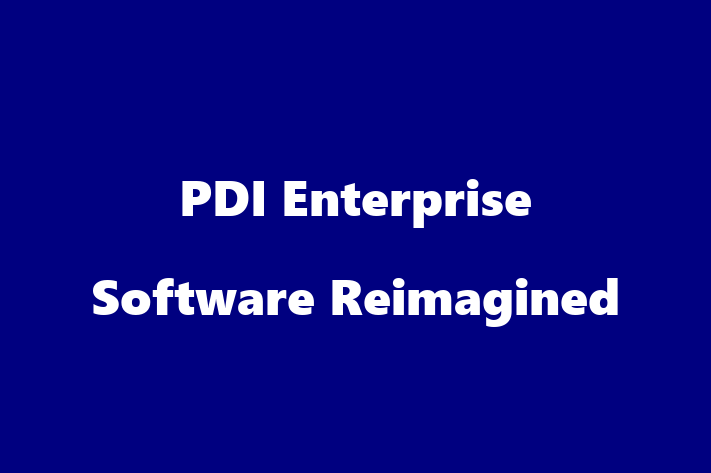 Technology Solutions Firm PDI Enterprise Software Reimagined