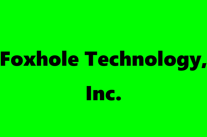 Tech Solutions Company Foxhole Technology Inc.