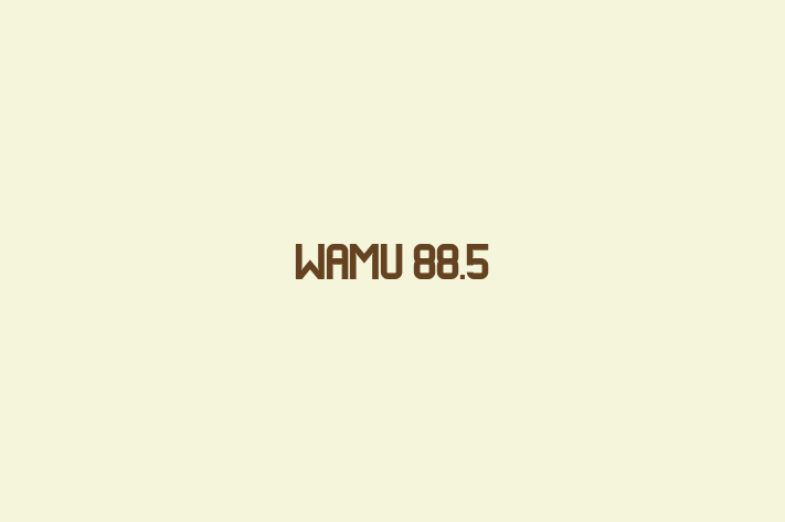 Tech Solutions Company WAMU 88.5