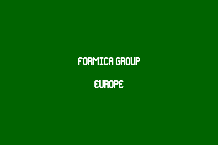 HR Administration Formica Group Europe