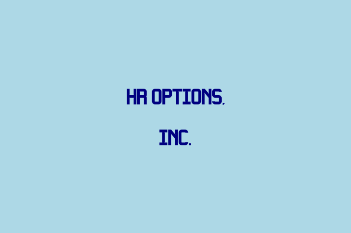 Employee Resource Management HR Options Inc.