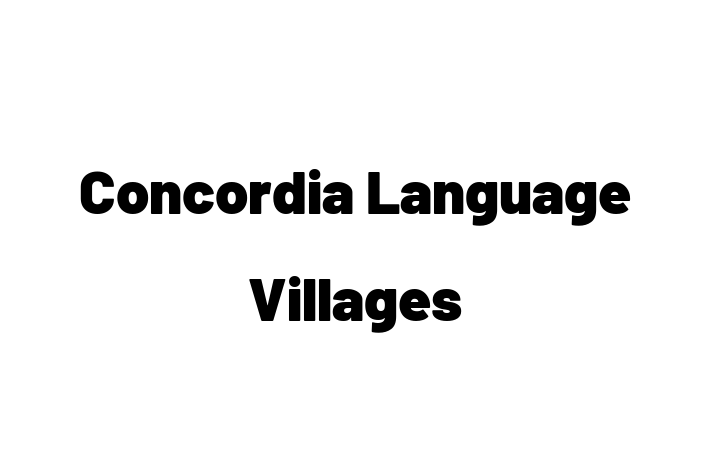 Talent Management Concordia Language Villages