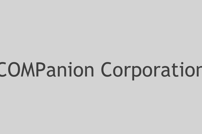 Software Firm COMPanion Corporation