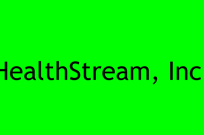 Software Development Firm HealthStream Inc.