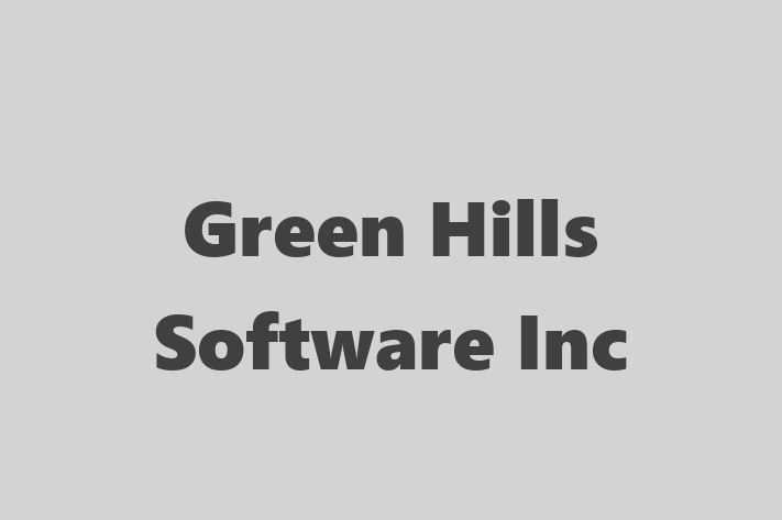 Software Solutions Provider Green Hills Software Inc