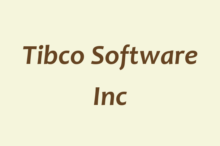 IT Company Tibco Software Inc