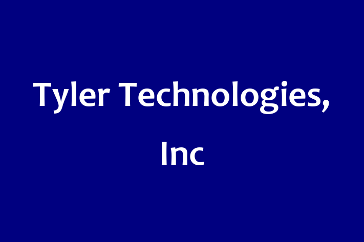 Software Firm Tyler Technologies Inc