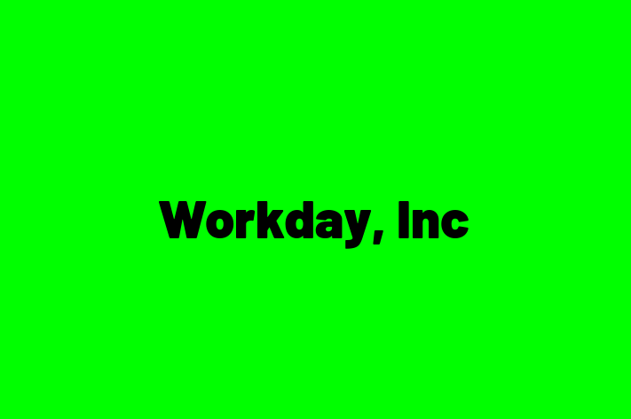 Technology Solutions Firm Workday Inc