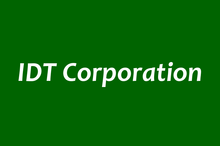 Talent Management IDT Corporation