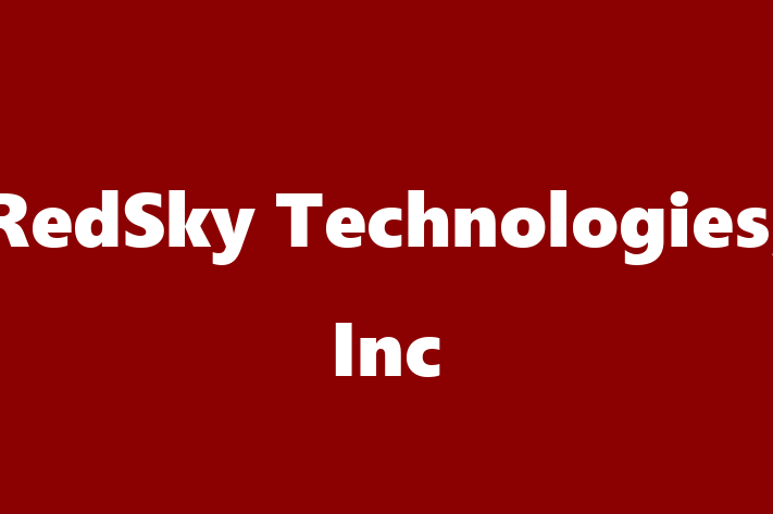 Software Engineering Company RedSky Technologies Inc