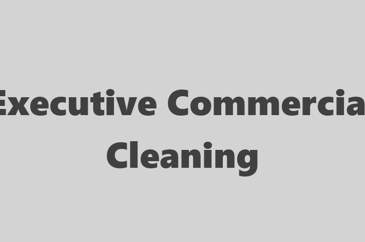 Housekeeping Executive Commercial Cleaning