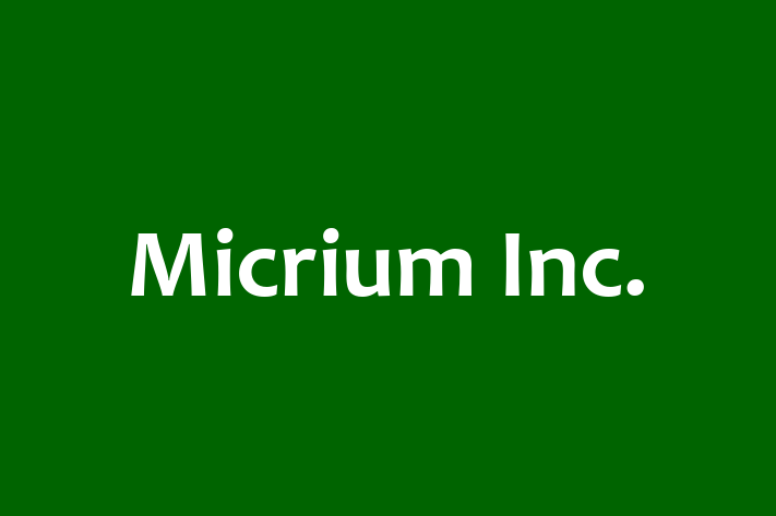 Software Development Firm Micrium Inc.