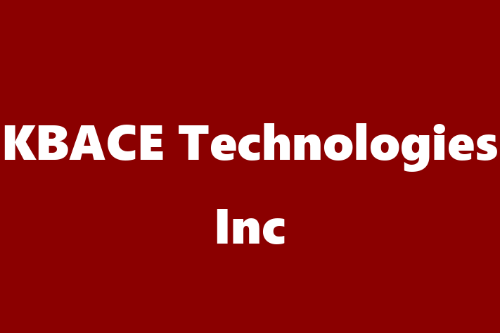 Tech Solutions Company KBACE Technologies Inc