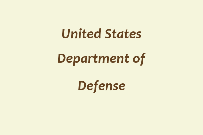 Talent Management United States Department of Defense