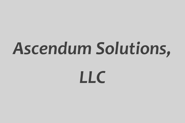 Software Development Firm Ascendum Solutions LLC