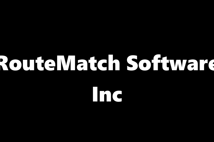 Technology Company RouteMatch Software Inc