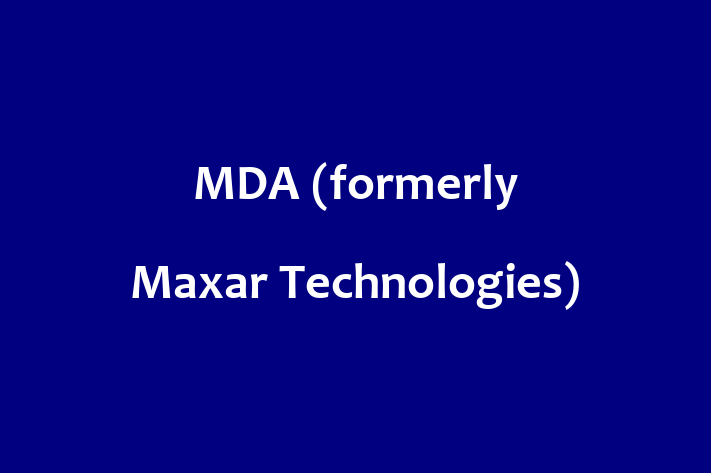 Software Consultancy MDA formerly Maxar Technologies