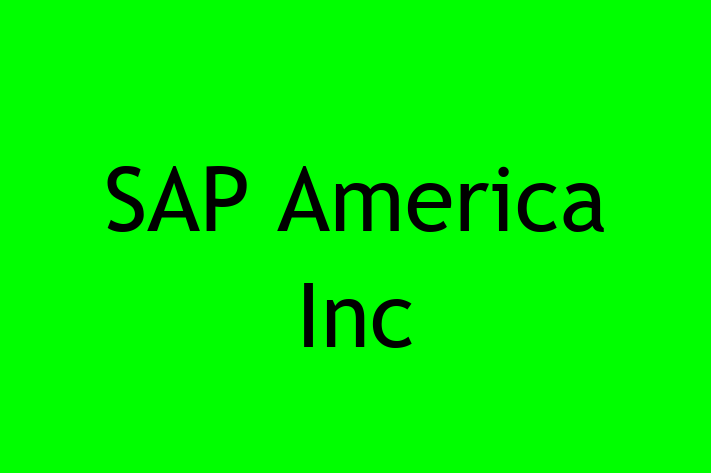 Software Development Company SAP America Inc