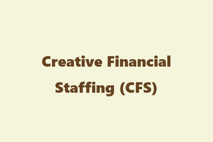 Staff Management Creative Financial Staffing CFS