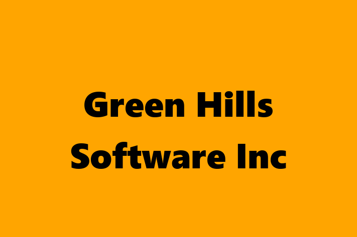 Software Services Company Green Hills Software Inc