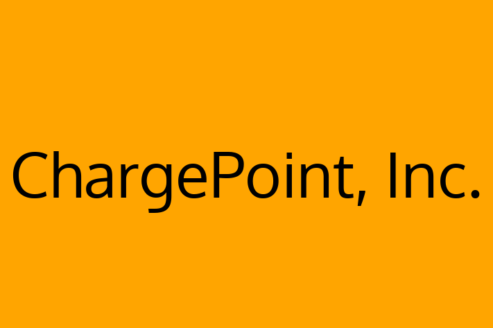 Tech Firm ChargePoint Inc.