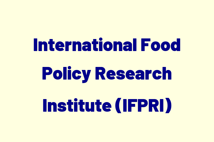 Workforce Management International Food Policy Research Institute IFPRI