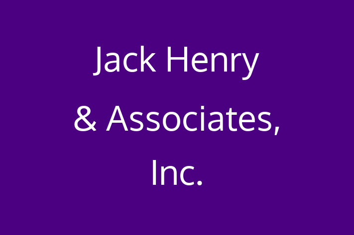 Tech Solutions Company Jack Henry Associates Inc.