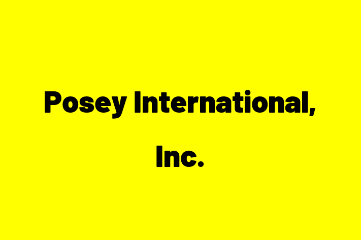 Software Firm Posey International Inc.