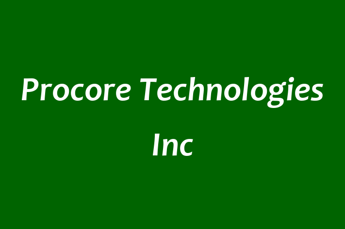 Digital Solutions Provider Procore Technologies Inc