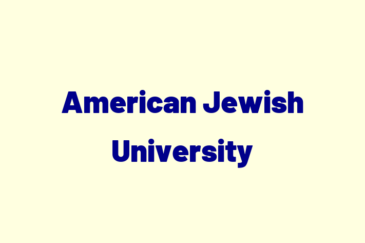 Staff Management American Jewish University