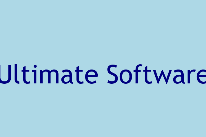 Software Firm Ultimate Software