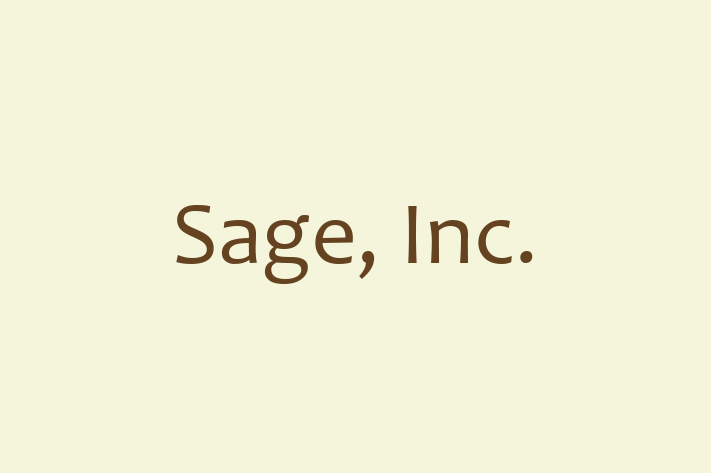 Software Solutions Provider Sage Inc.