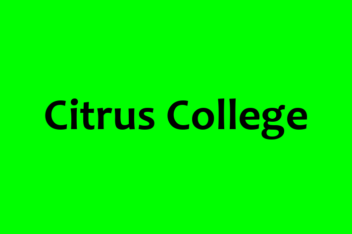 Workforce Management Citrus College