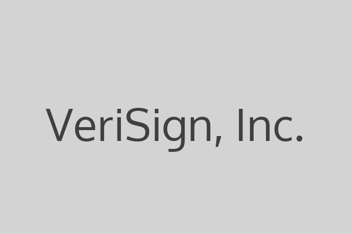 Digital Solutions Provider VeriSign Inc.