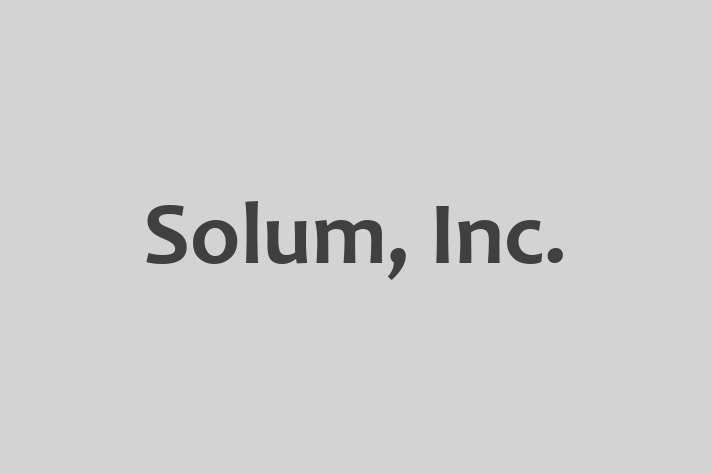 Tech Firm Solum Inc.