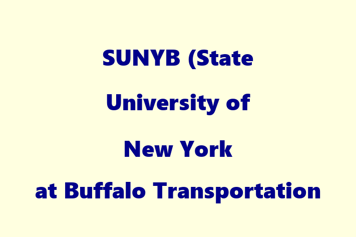 Labor Relations SUNYB State University of New York at Buffalo Transportation Services