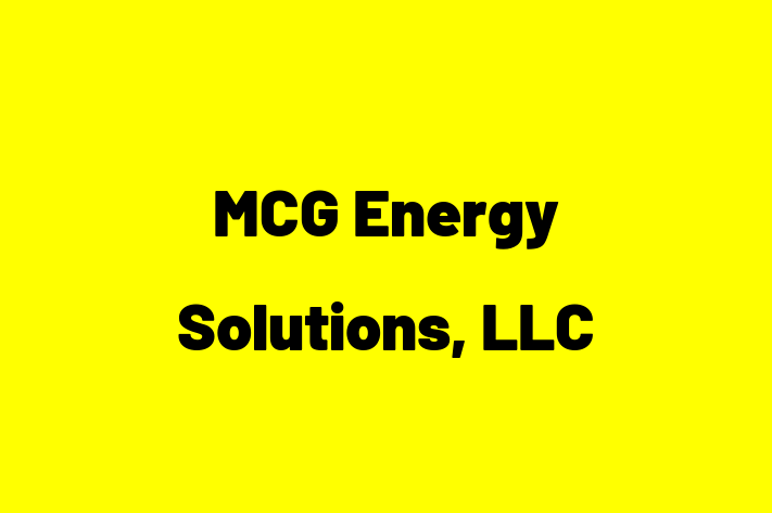 Tech Solutions Company MCG Energy Solutions LLC