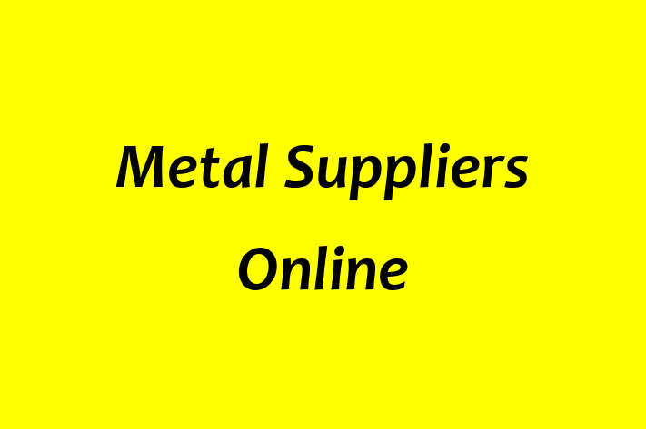 Technology Solutions Firm Metal Suppliers Online