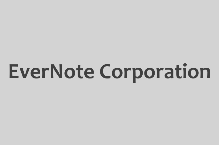 Technology Company EverNote Corporation